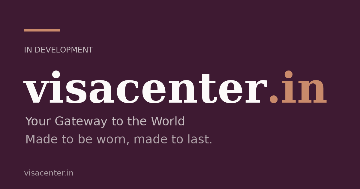 Link preview image for visacenter.in